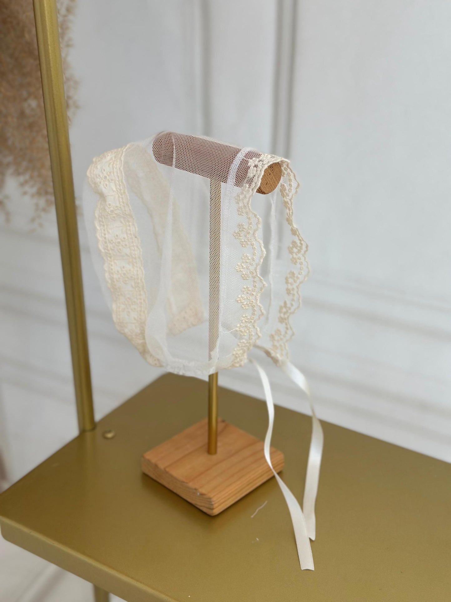 Vintage Linen Romper Set - Cream