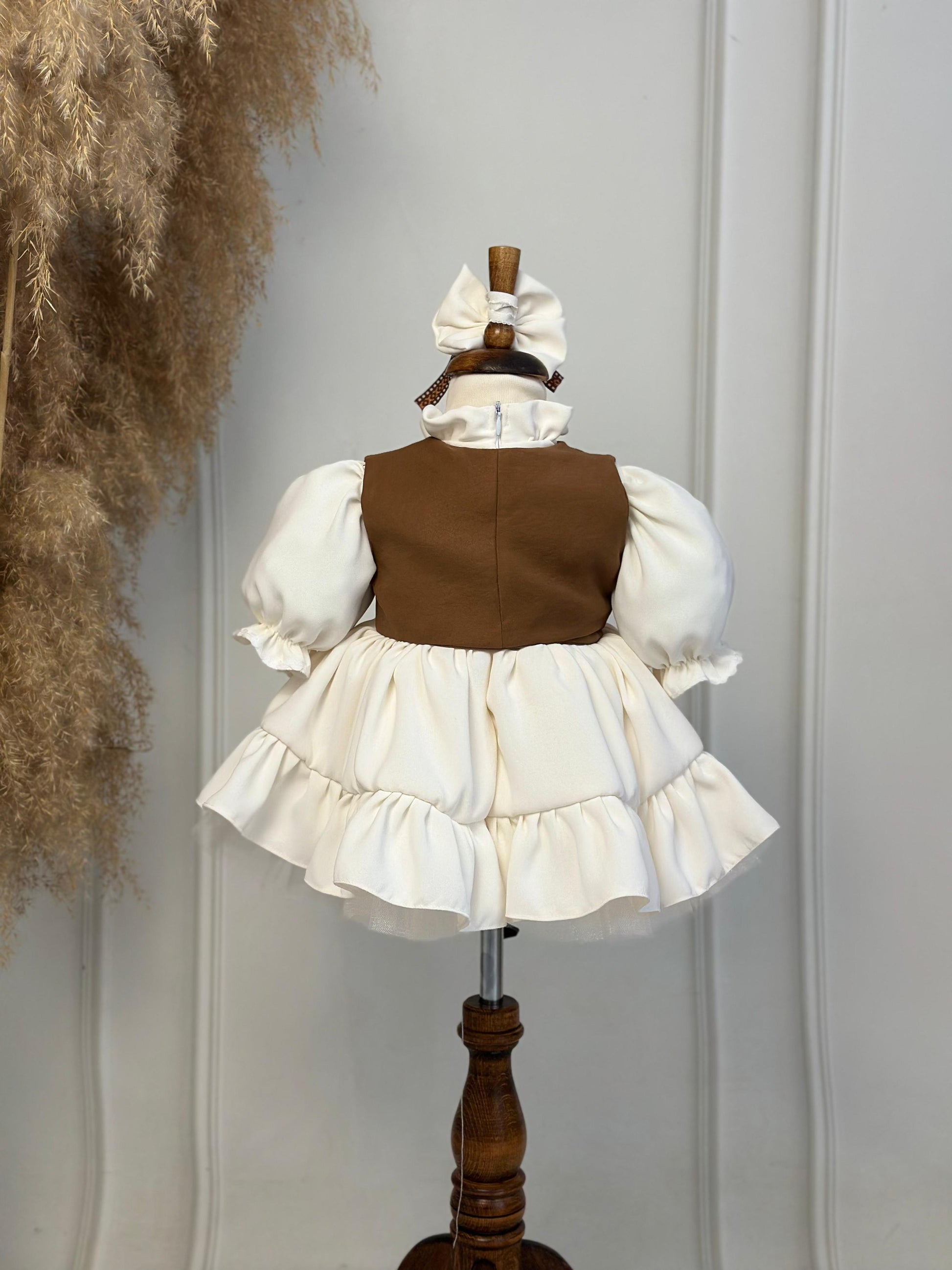 cute vintage dresses Girls' Valentine's Day Kitten Twirl Dress 2